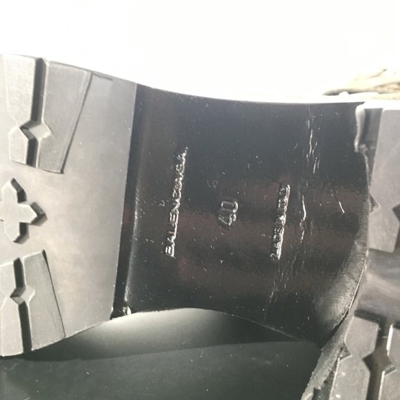 Balenciaga women’s green suede combat boots 40 - Picture 8 of 8